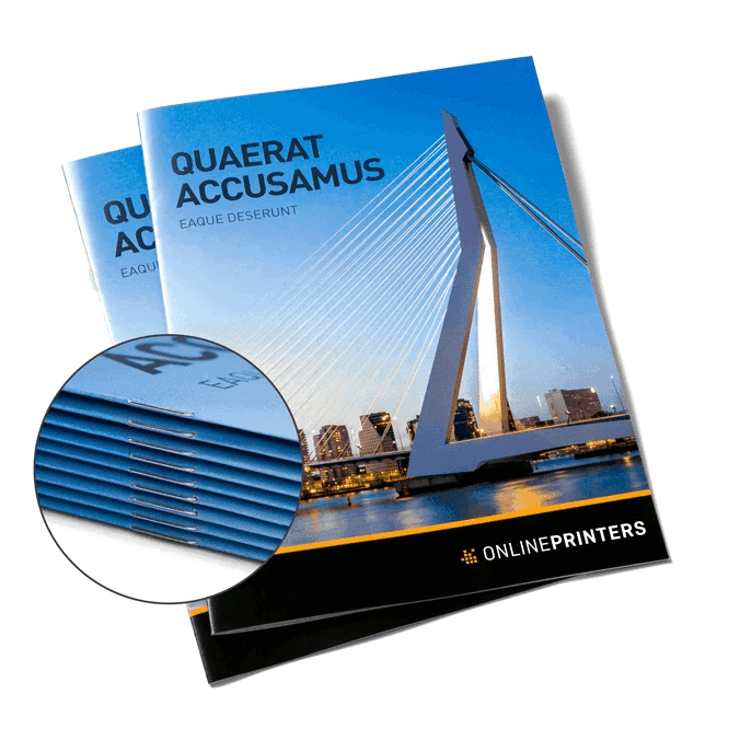 Bild Broschüren mit Klammerheftung